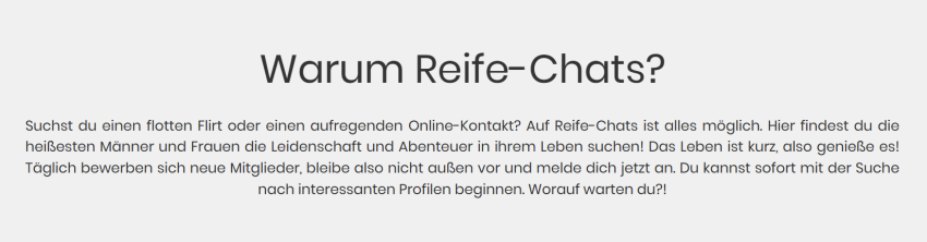 Reife Chats